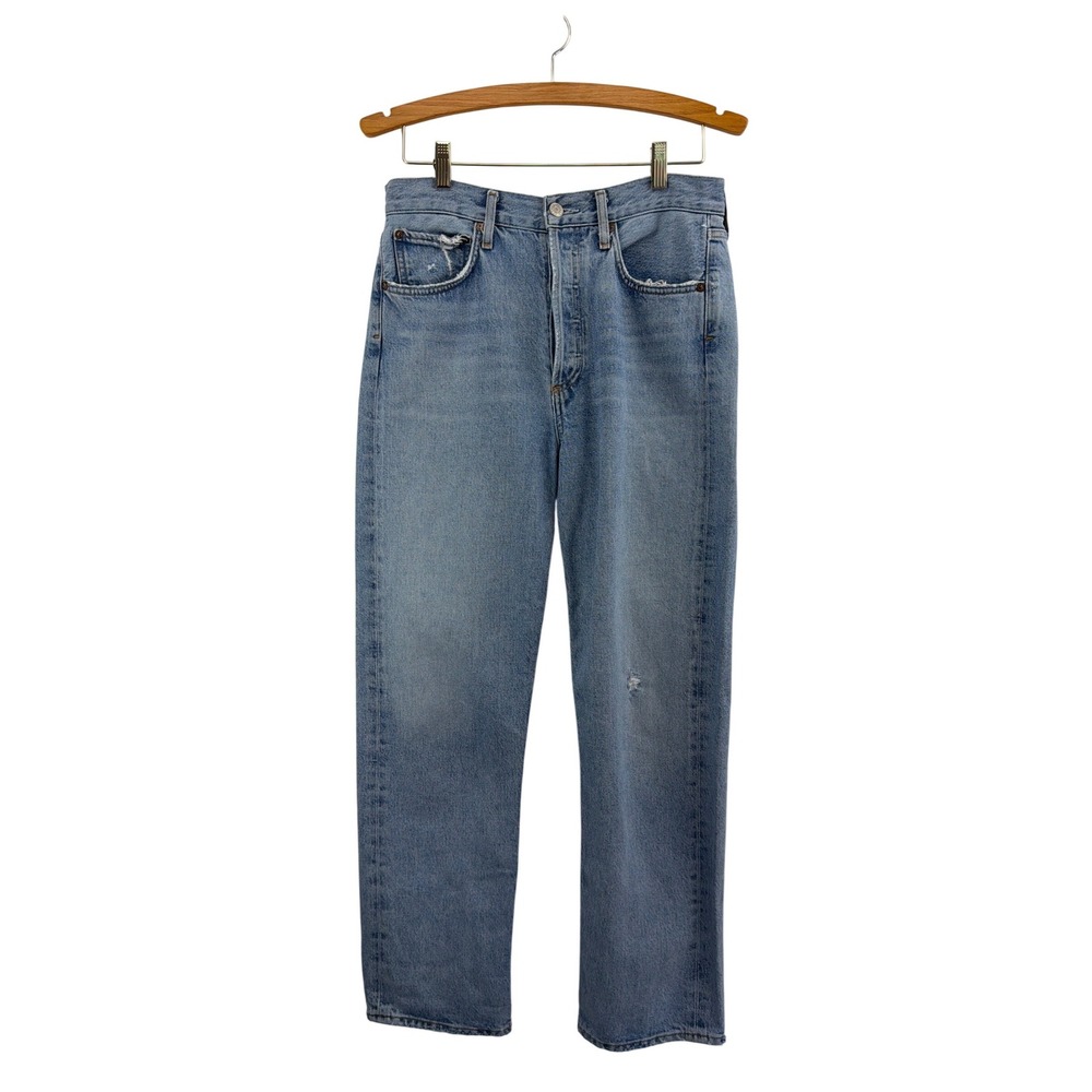 AGOLDE "90s"  Mid Rise Loose Fit Jeans Light Indigo Organic Cotton 26 - Picture 3 of 14